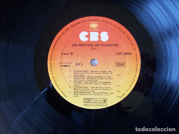 Discos de vinilo: A FESTIVAL OF CLASSICS – VOL. 1- DISCOS CBS - Foto 12 - 195074733