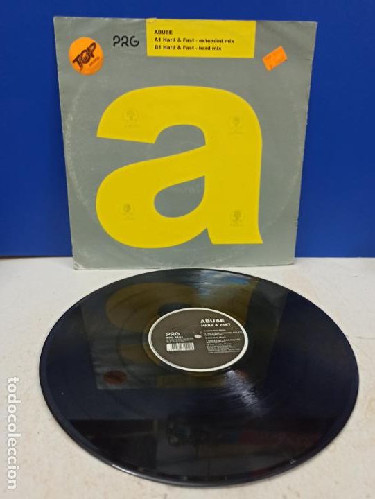 Discos de vinilo: MAXI SINGLE DISCO VINILO ABUSE HARD AND FAST - Foto 1