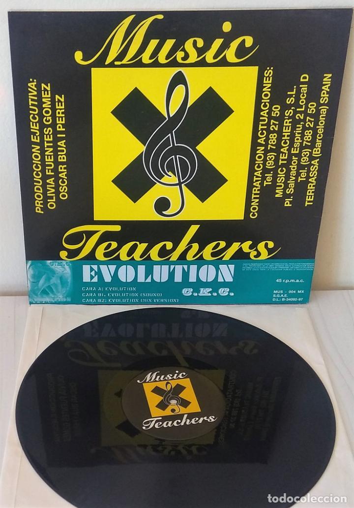 Discos de vinilo: C.K.C. - EVOLUTION MAXI MUSIC TEACHERS - 1997 - Foto 2