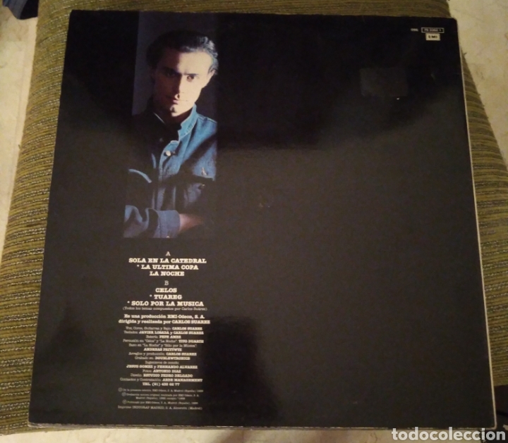 Discos de vinilo: Carlos Su&aacute;rez - Sola en la catedral - Foto 4