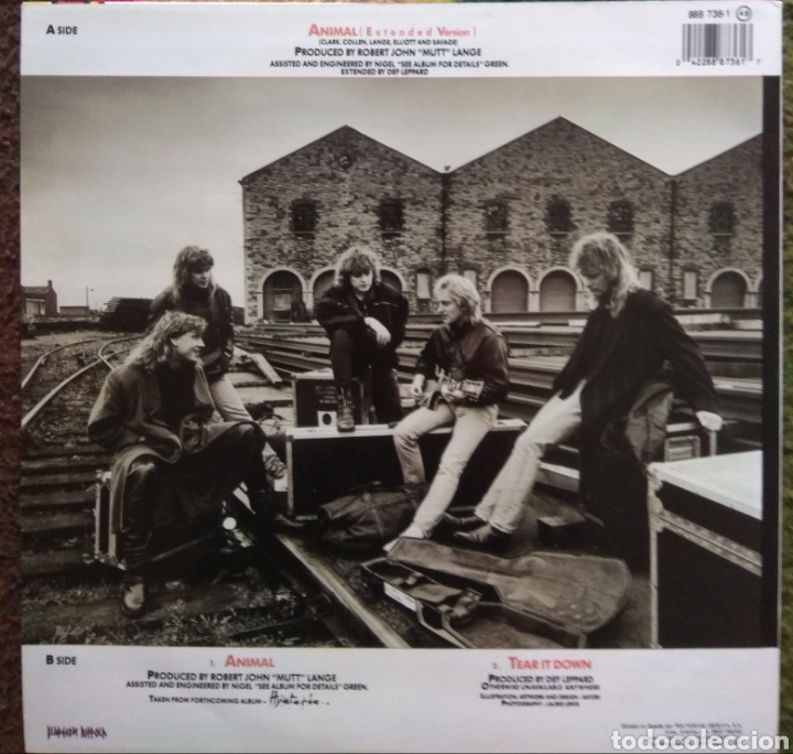 Discos de vinilo: Def Leppard&nbsp;&lrm;&ndash;&nbsp;Animal - Foto 2