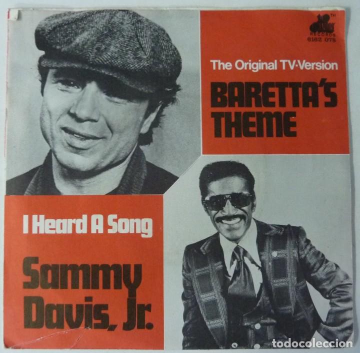Discos de vinilo: SAMMY DAVIS J.R. // BARETTAS THEME // 1976 // SINGLE - Foto 1