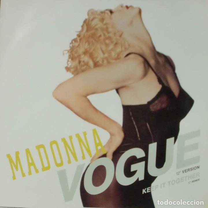 Discos de vinilo: MADONNA - VOGUE MAXI SINGLE GERMANY 1990 - Foto 1