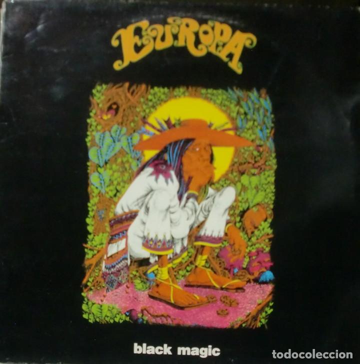 Discos de vinilo: EUROPA - BLACK MAGIC MAXI SINGLE 1991 SPAIN - Foto 1