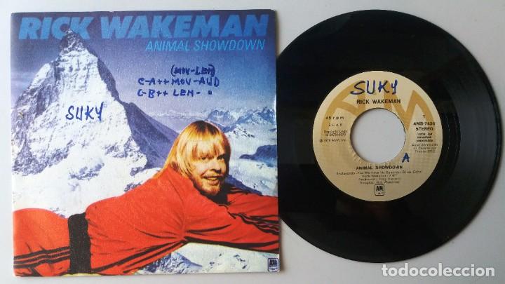 RICK WAKEMAN / ANIMAL SHOWDOWN / SINGLE 7 INCH (Música - Discos - Singles Vinilo - Pop - Rock - Internacional de los 70)