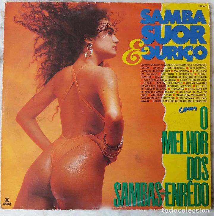 Disques de vinyle: SAMBA SUOR & OURI&Ccedil;O, O MELHOR DOS SAMBAS. ENREDO. LP BRASIL