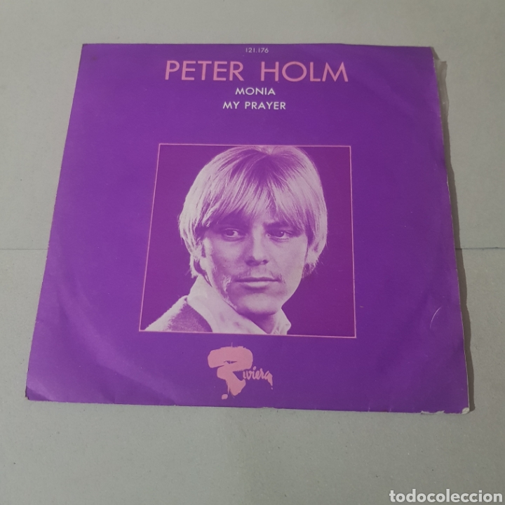 Discos de vinilo: PETER HOLM - MONIA - MY PRAYER - RIVERA - Foto 1