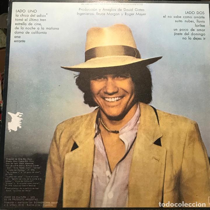 Discos de vinilo: LP argentino de David Gates a&ntilde;o 1978 - Foto 2