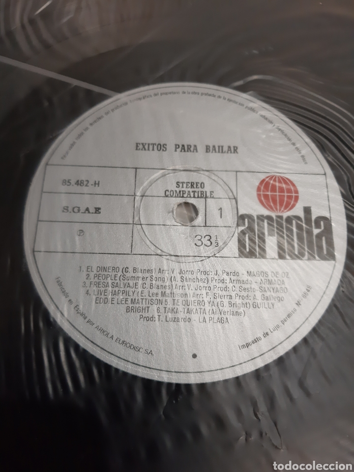 Discos de vinilo: 1972 Ariola &Eacute;xitos para bailar - Foto 3