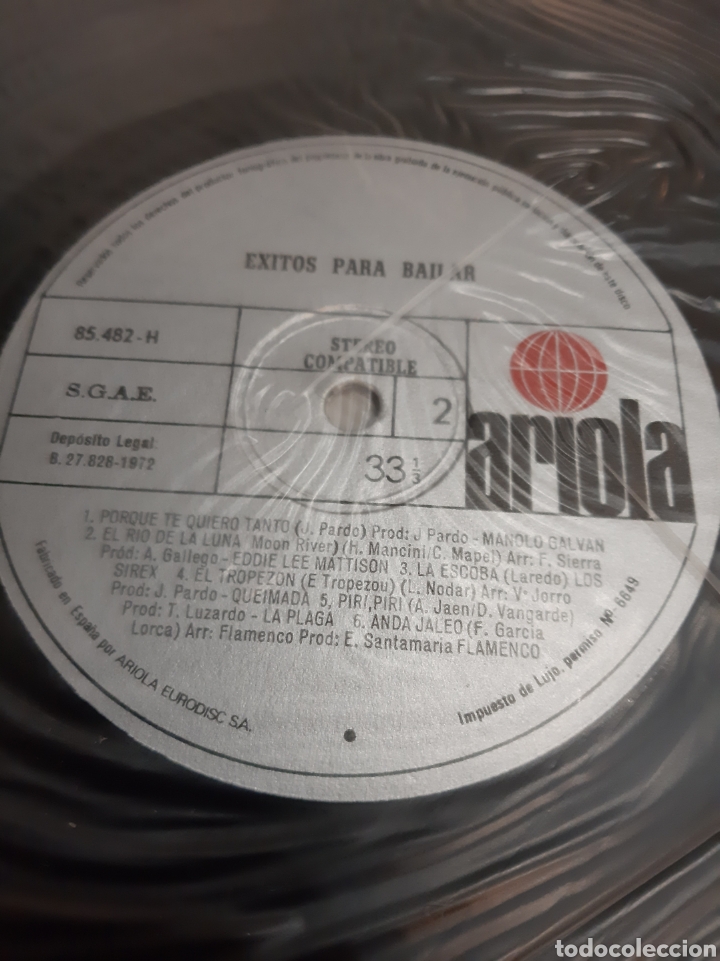 Discos de vinilo: 1972 Ariola &Eacute;xitos para bailar - Foto 4