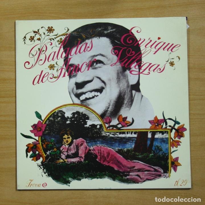 Discos de vinilo: ENRIQUE VILLEGAS - BALADAS DE AMOR - LP - Foto 1