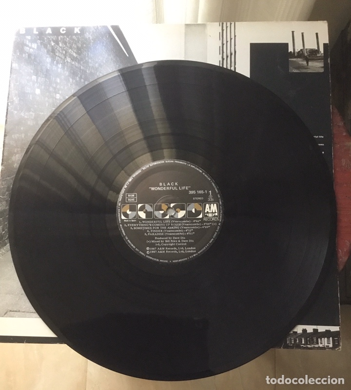 Discos de vinilo: DISCO VINILO &ldquo;WONDERFUL LIFE&rdquo;. BLACK - Foto 2
