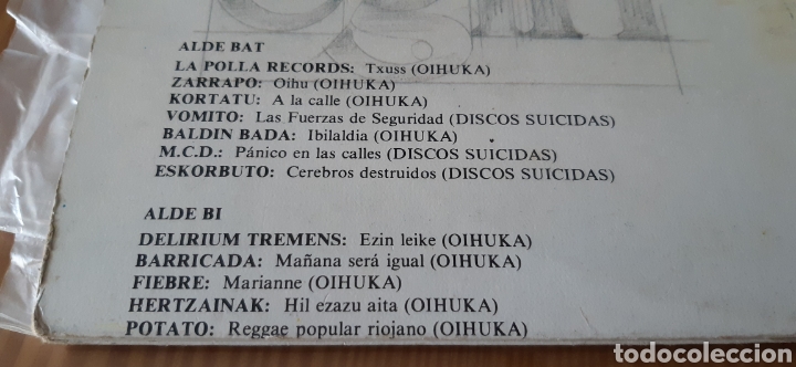 Discos de vinilo: Doble disco vinilo BAT,BI,HIRU...HAMAR!! - Foto 5