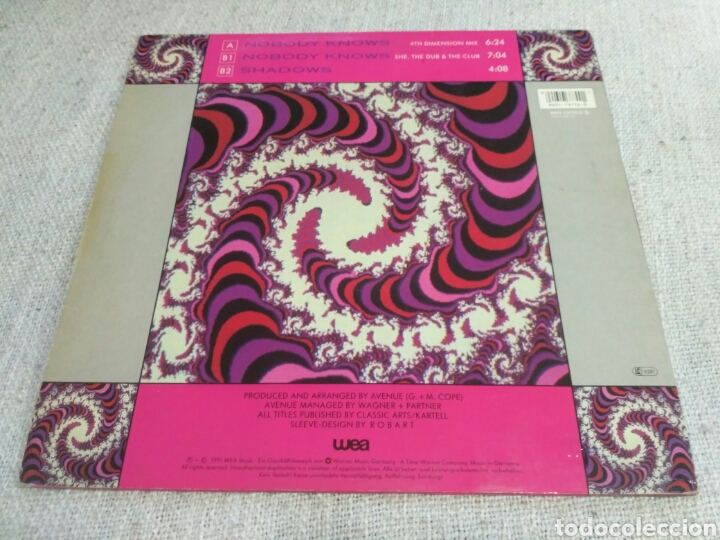 Discos de vinilo: She - Nobody Knows / Shadows - Foto 2