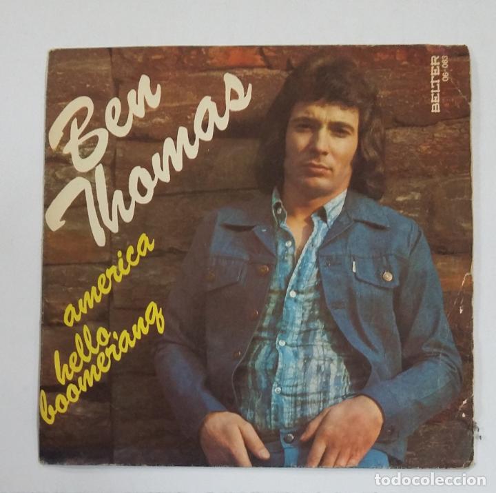 Discos de vinilo: BEN THOMAS. AMERICA. SINGLE. TDKDS10 - Foto 1