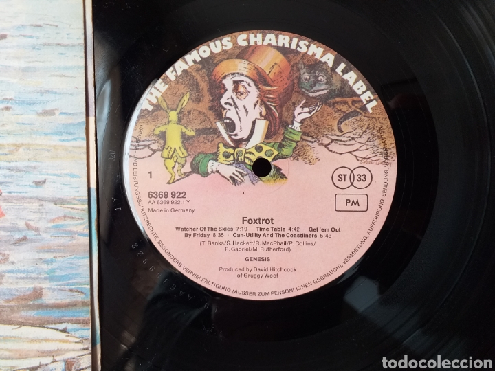 Discos de vinilo: GENESIS FOXTROT ALEMANIA 1972 - Foto 2
