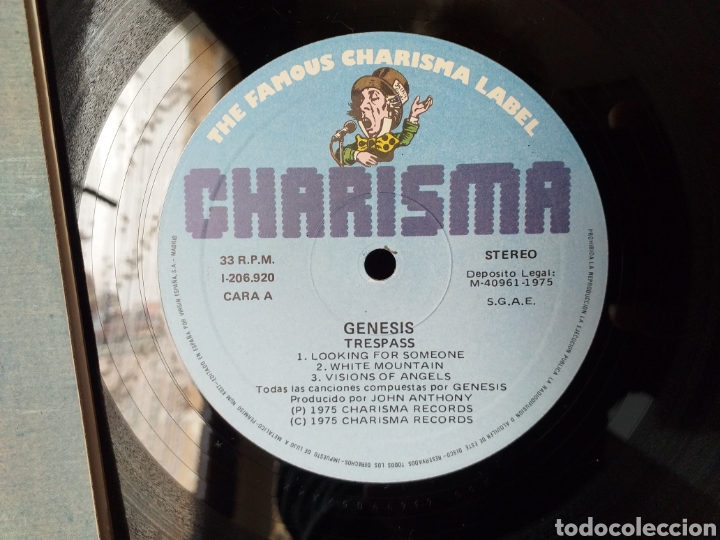 Discos de vinilo: GENESIS TRESPASS ESPA&Ntilde;A 1975 - Foto 2