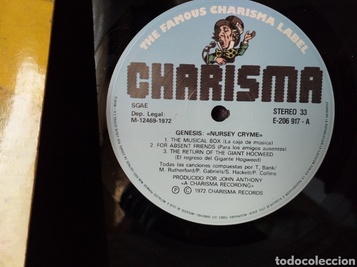 Discos de vinilo: GENESIS NURSEY CRYME ESPA&Ntilde;A - Foto 2