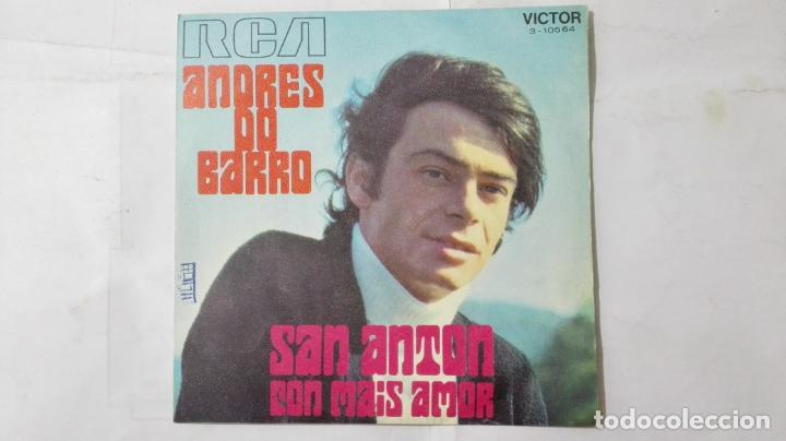 Vinyl-Schallplatten: ANDRES DOBARRO - SAN ANTON Y CON MAIS AMOR, A&Ntilde;O 1970, DISCOS RCA