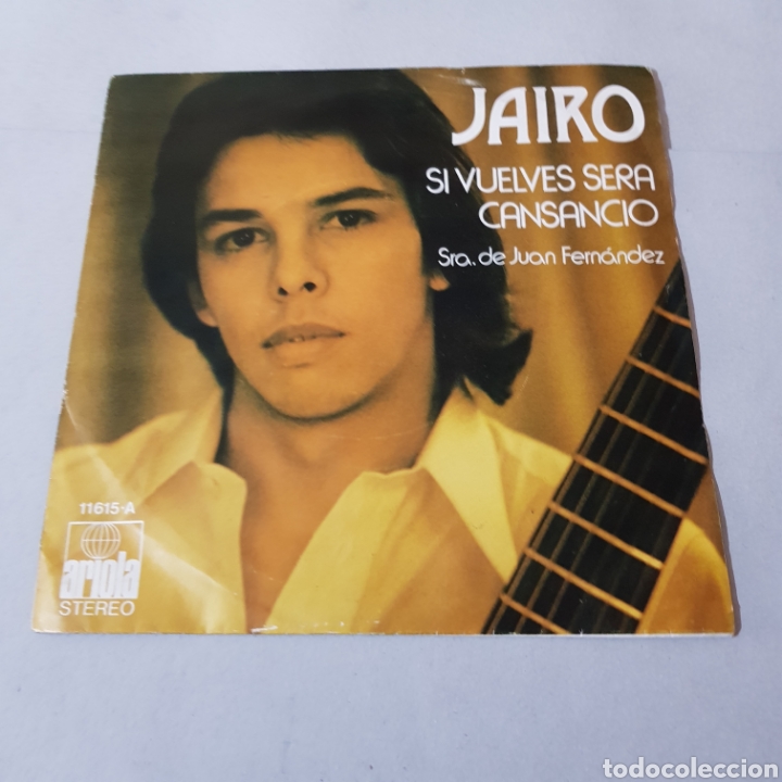 Discos de vinilo: JAIRO - SI VUELVES SERA - CANSANCIO - Foto 5