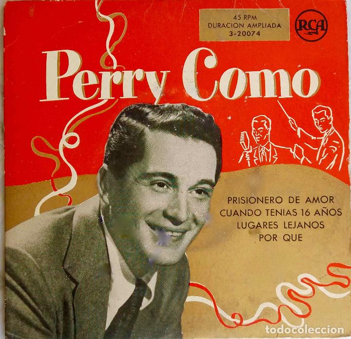 Discos de vinilo: PERRY COMO. PRISIONERO DE AMOR. EP ESPA&Ntilde;A - Foto 1