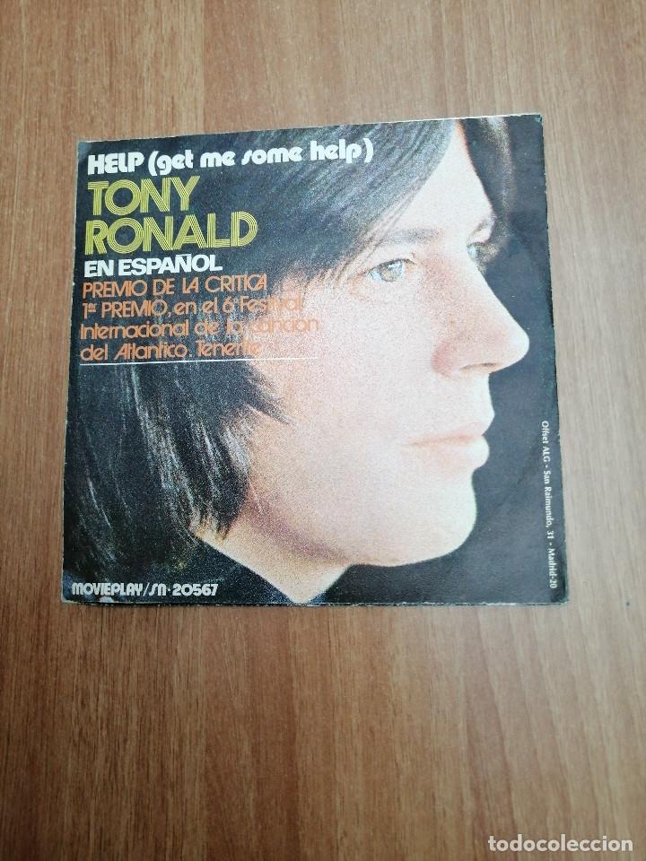 Discos de vinilo: DISCO TONY RONALD - EN ESPA&Ntilde;OL - Foto 2