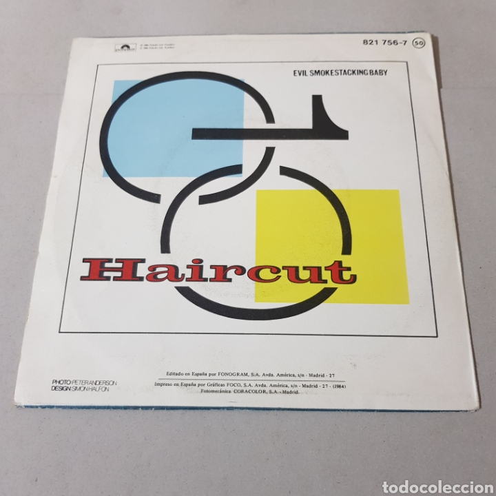 Discos de vinilo: HAIRCUT ONE HUNDRED - TOO UP TWO DOWN - EVIL SMOKESTACKING - Foto 2
