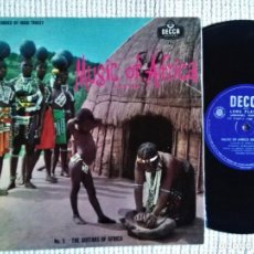Discos de vinilo: VARIOUS '' MUSIC OF AFRICA SERIES NO. 5 THE GUITARS OF AFRICA '' LP 10'' 1952 SOUTH AFRICA. Lote 195452047