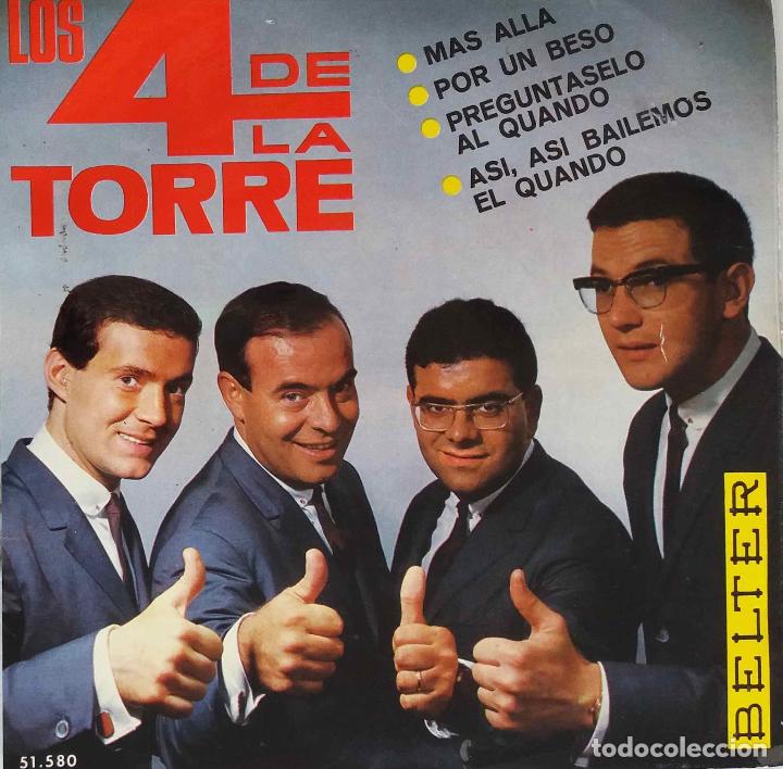 Discos de vinilo: LOS 4 DE LA TORRE. M&Aacute;S ALL&Aacute;. EP - Foto 1