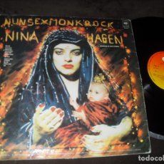 Discos de vinilo: NINA HAGEN LP. NUNSEXMONKROCK NUN SEX MONK ROCK MADE IN SPAIN. 1982.