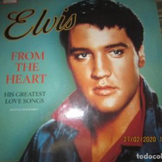 Discos de vinilo: ELVIS PRESLEY - ELVIS FROM THE HEART LP - EDICION ALEMANA - RCA RECORDS 1992 REMASTERED -
