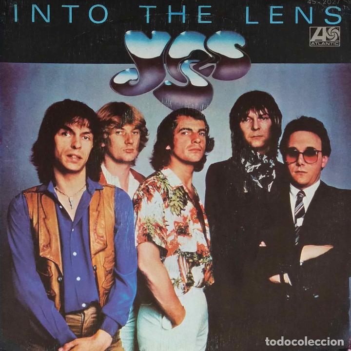 Discos de vinilo: YES, INTO THE LENS. SINGLE ESPA&Ntilde;A - Foto 1