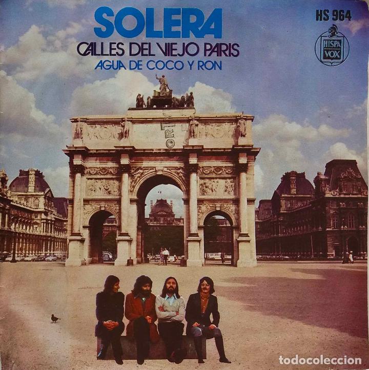 Discos de vinilo: SOLERA. CALLES DEL VIEJO PAR&Iacute;S. SINGLE - Foto 1