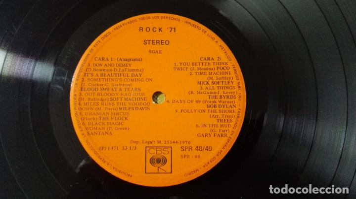 Discos de vinilo: ROCK 71, DOBLE LP, VARIOS INTERPRETES - Foto 4