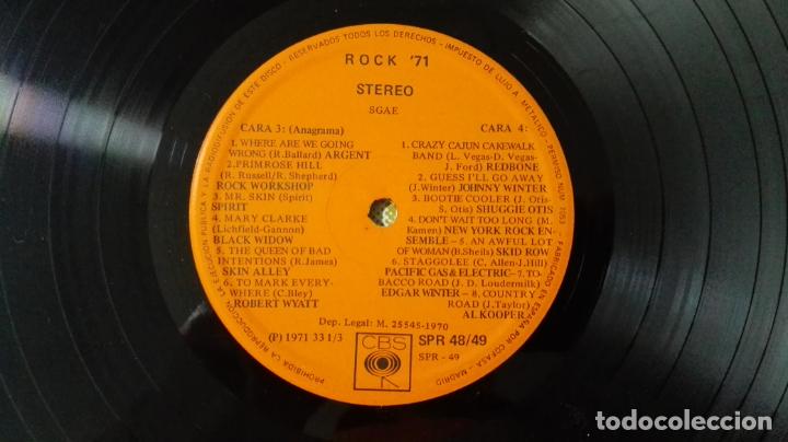 Discos de vinilo: ROCK 71, DOBLE LP, VARIOS INTERPRETES - Foto 7