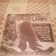 Discos de vinilo: COUNTRY MUSIC GROUPS.OCHO BANDAS DE ROUNDER.2 LPS. GUIMBARDA DD-22.051/52.ESPAÑA 1981.IMPECABLE.
