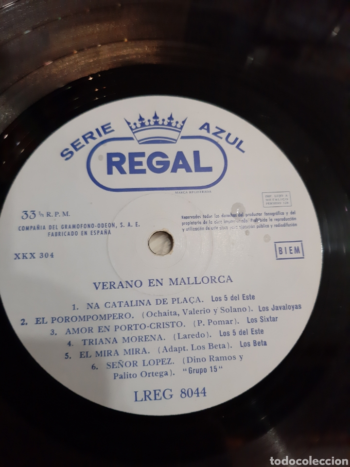 Discos de vinilo: Regal Lp Verano en Mallorca 1968 - Foto 3
