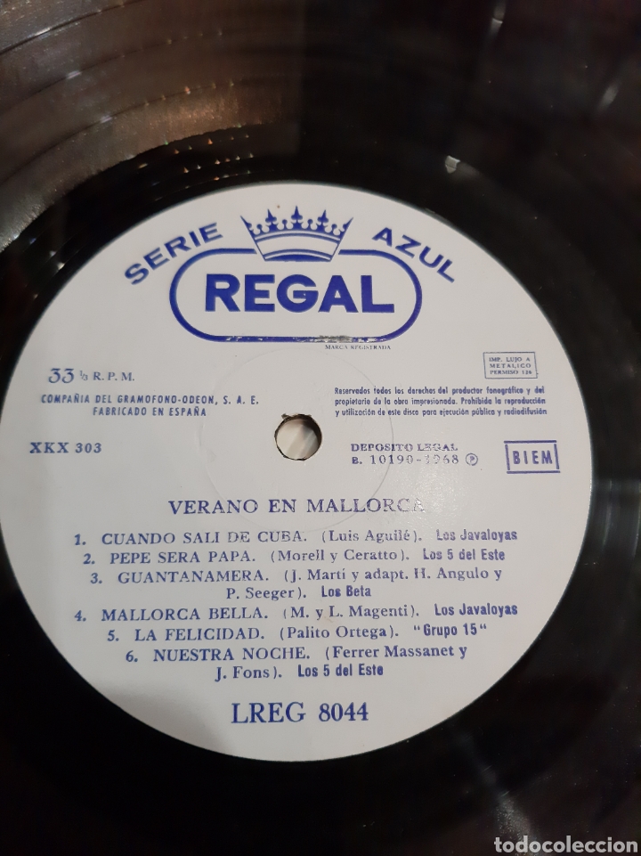 Discos de vinilo: Regal Lp Verano en Mallorca 1968 - Foto 4