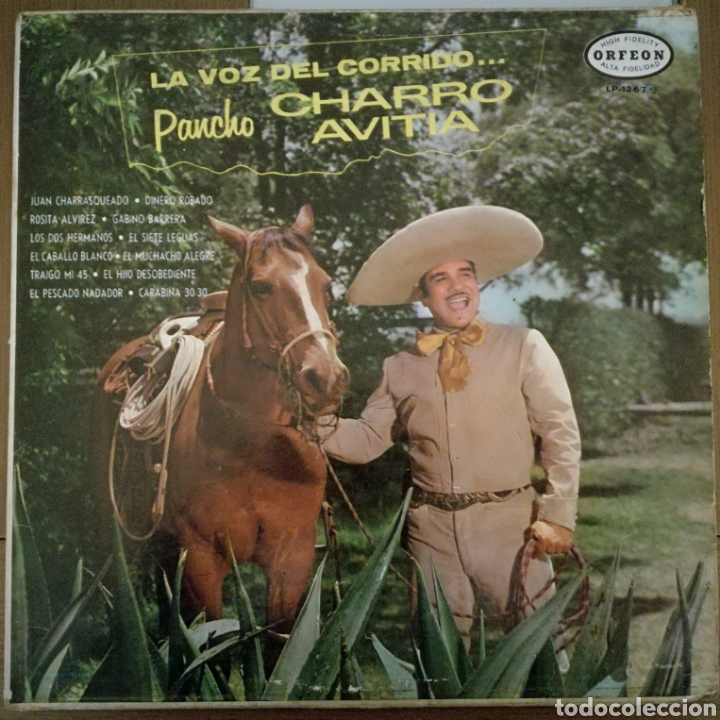 Discos de vinilo: Charro Avitia - La voz del corrido - Foto 1