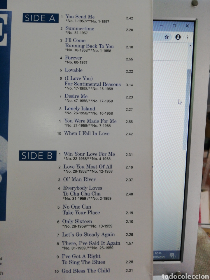 Discos de vinilo: Sam cooke lp 20 beloved classics 2010 - Foto 3