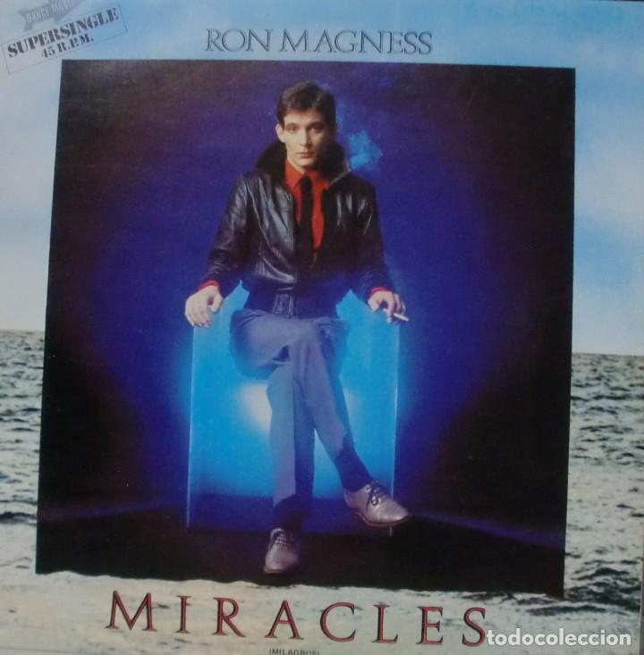 Discos de vinilo: RON MAGNESS - MIRACLES MAXI SINGLE SPAIN 1983 - Foto 1
