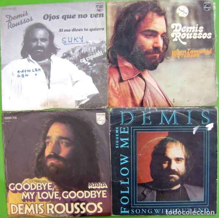 Discos de vinilo: Lote de 4 singles de Demis Roussos - Foto 1