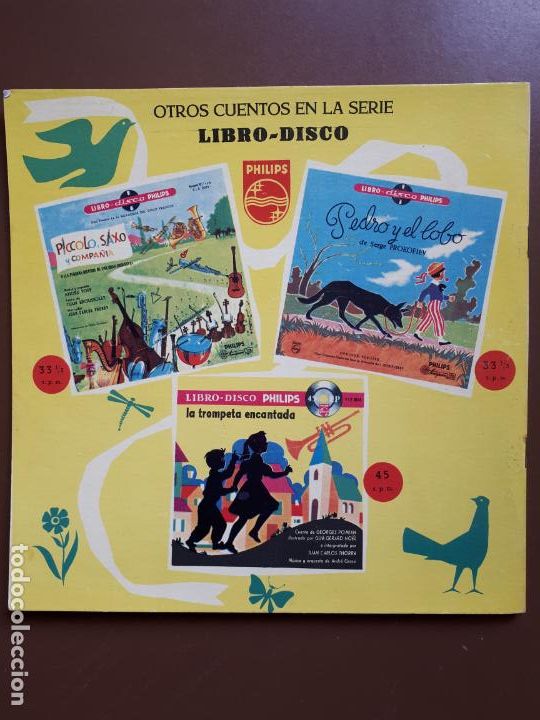 Discos de vinilo: Libro-disco Philips - El Sastrecillo valiente - EP 10 - 1958 - Foto 8