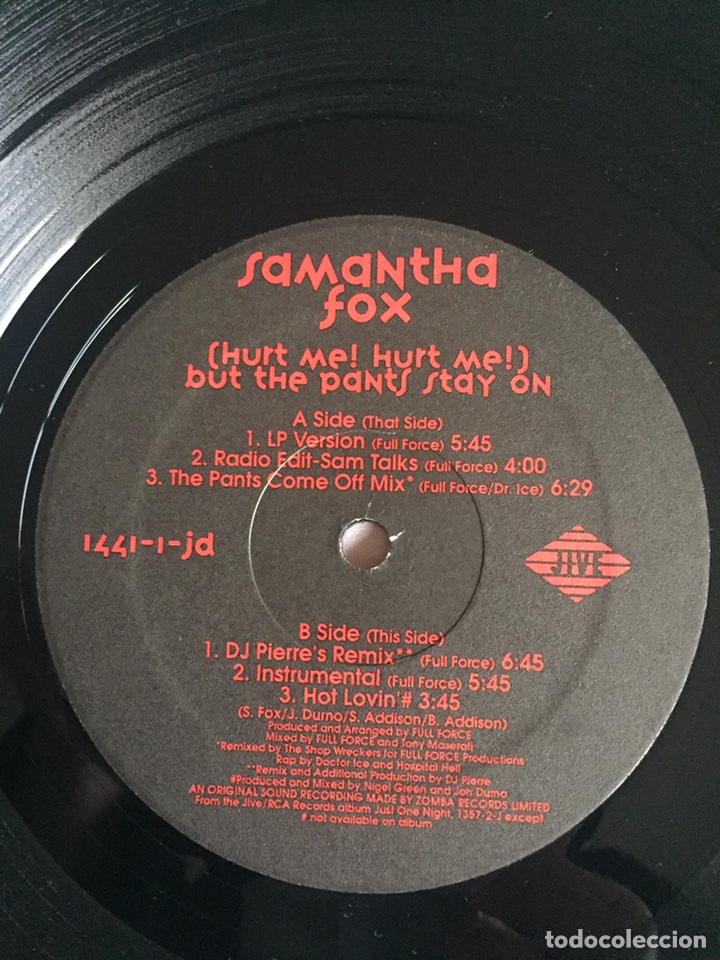 Discos de vinilo: Samantha Fox ( hurt me ! hurt me ! ) - Foto 6