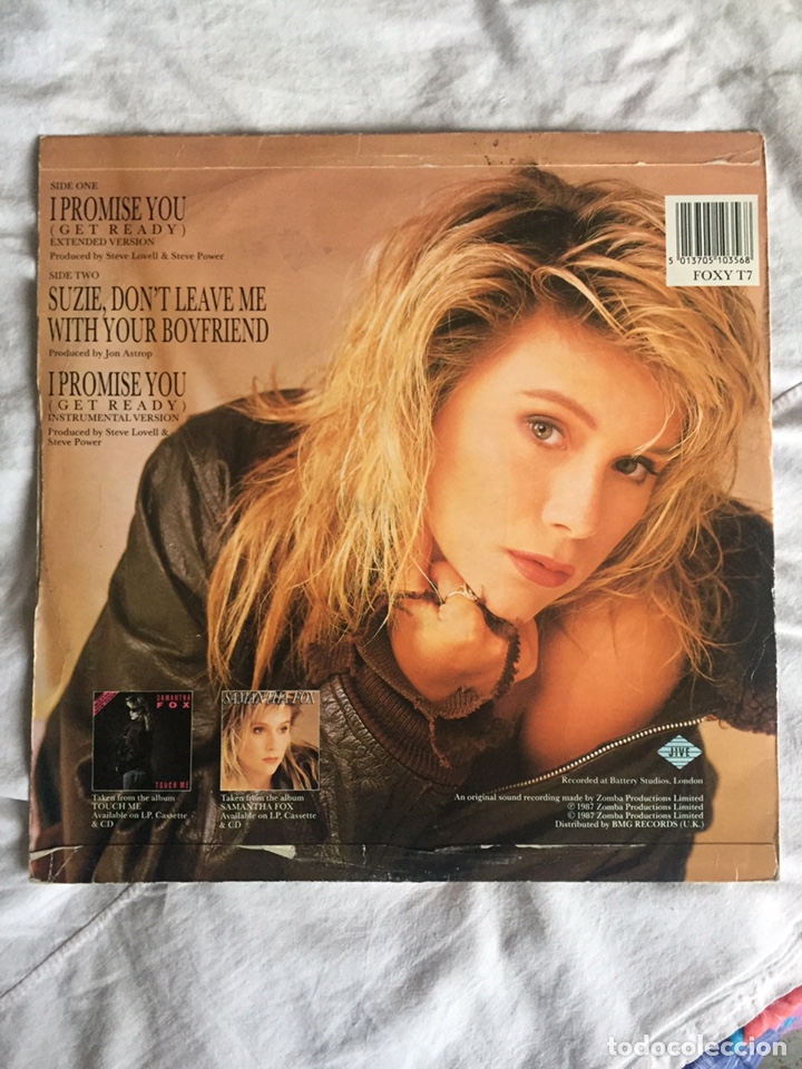Discos de vinilo: Samantha Fox i promised you - Foto 2