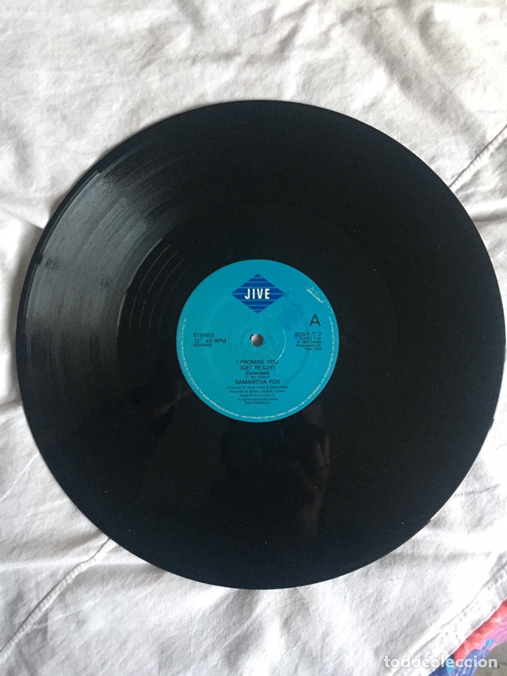 Discos de vinilo: Samantha Fox i promised you - Foto 3