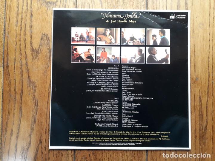 Discos de vinilo: Jos&eacute; heredia maya  -  macama jonda - Foto 2
