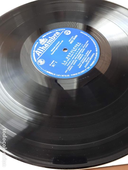 Discos de vinilo: La Revoltosa - Alhambra - 1962 - Foto 3