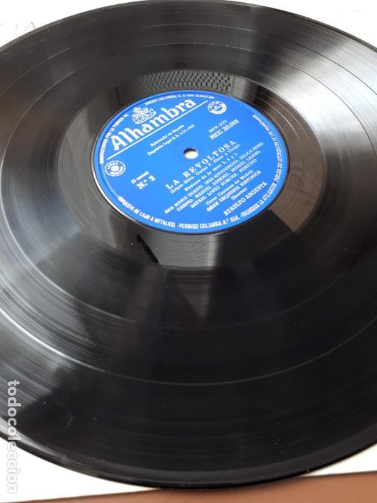 Discos de vinilo: La Revoltosa - Alhambra - 1962 - Foto 4