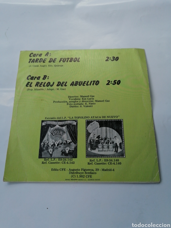 Discos de vinilo: , orquesta Topolino - Foto 2